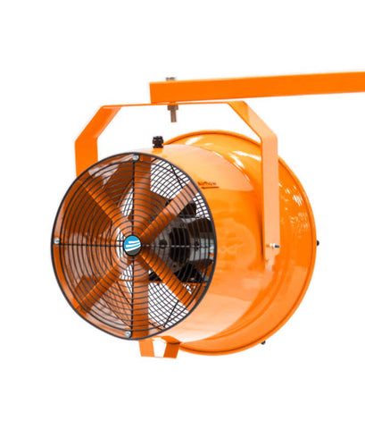 Ventilador de alta velocidad para andenes de carga y descarga